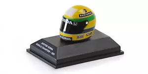 Minichamps 1:8 HELMET CASCO AYRTON SENNA WORLD CHAMPION 1991 - 540309101 - Foto 1 di 4