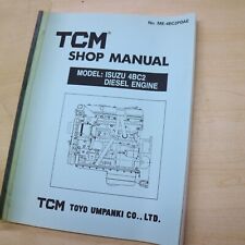 TCM ISUZU Diesel Engine Repair Shop Service Manual Overhaul Guide