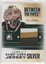 2010-11 ITG Between the Pipes Game-Used Silver Jersey /30 Kari Lehtonen #M-35