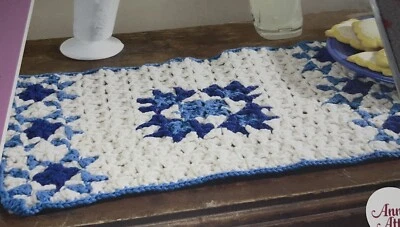 CROCHET Annie’s ~ “Patchwork Place Mat” ~ PATTERN ~ - Image 1 of 2