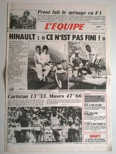 L'EQUIPE N°12.505 du 23/07/1986 - Hinault:"Ce n'est pas fini !"/ Peugeot 505 V6 - Picture 1 of 5