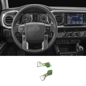 2016-2021 2022 Green Painted Steering Wheel For Toyota Tacoma Switch Frame Trim - Foto 1 di 5