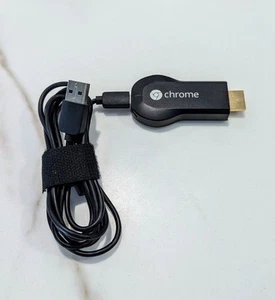 Google Chromecast (1st Generation) Streaming Media Player - H2G2-42 (Black) - Picture 1 of 2