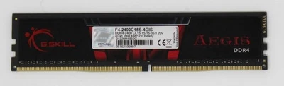 G.Skill Aegis 4 GB (1x4GB) F4-2400C15S-4GIS PC4-19200 (DDR4-2400) RAM (#30978) - Bild 1 von 2