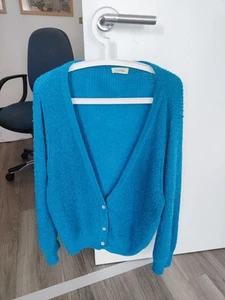 American Vintage Cardigan Blue, Size M/L Women, Polyamide, Merino, alpaca Wool - Picture 1 of 5