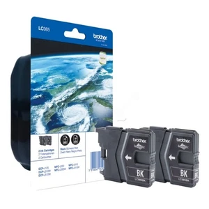 Brother LC-985BKBP2 Inchiostro Nero Pacco Doppio, 300 Pagine 9ml Ve=2 - Bild 1 von 1