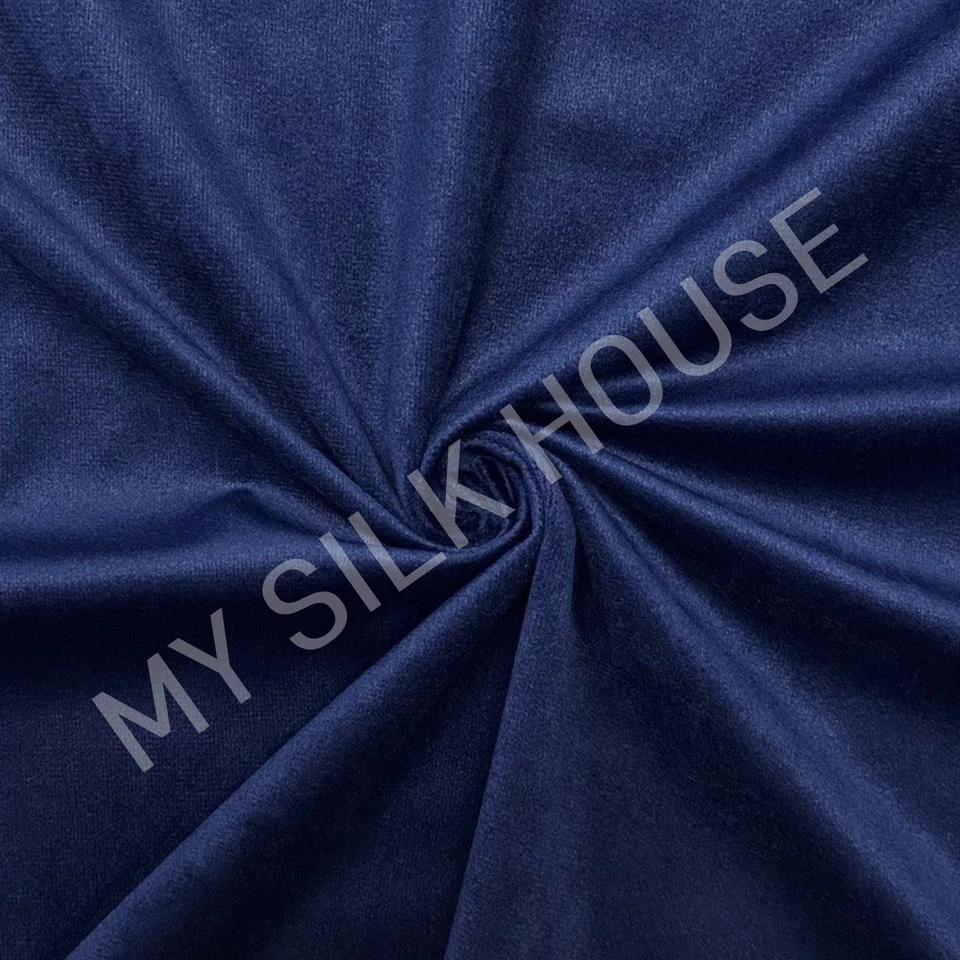 Green Velvet Fabric  Polyester Silk Style, Material for Bridal Gown - Image 1 of 1