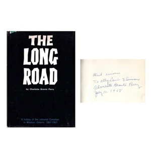 A LONG ROAD von Charlotte Bronté Perry (1967, Hardcover) HCDJ SIGNED/AUTOGRAPHED - Bild 1 von 12
