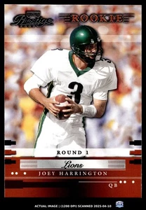 2002 Playoff Prestige #153 Joey Harrington RC NM - Picture 1 of 2