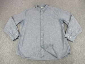 Flint and Tinder Shirt Mens 2XL Button Down Long Sleeve Selvedge Casual - Picture 1 of 17