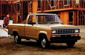 POSTCARD AUTOMOBILE FORD PICKUP 1987 FORD RANGER - Picture 1 of 2