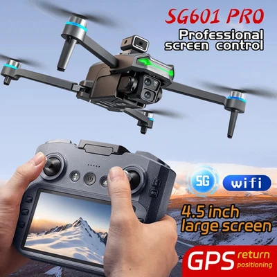 SG601 PRO With Screen GPS Drone Aerial 8K HD Professional Quadcopter Obstacle - Image 1 of 4