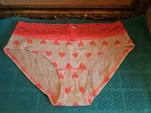NWT Victoria Secret Underwear panties LARGE hearts - Picture 1 of 7