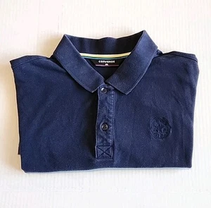 Converse Polo Shirt Navy Blue Kids Large - Picture 1 of 7