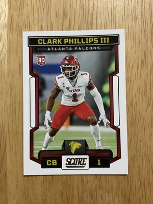 2023 Panini Score.          Clark Phillips III.            # 389.             RC - Image 1 of 2