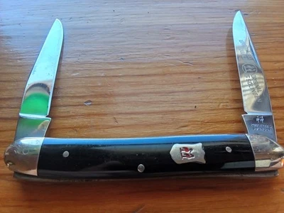 Bata. Navaja de bolsillo Klaas Kissing Cranes Muskrat 2 hojas Solingen Alemania, 2822XX Foto 1 de 4