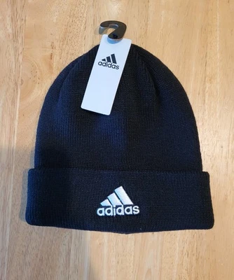 Adidas Mens Team Issue Fold Beanie NWT New With Tags Black - Image 1 of 3