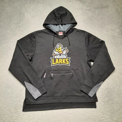 Rawlings Bismarck Larks Sudadera con Capucha Hombres XL Negro Pullover Sudadera con Capucha Béisbol Foto 1 de 4