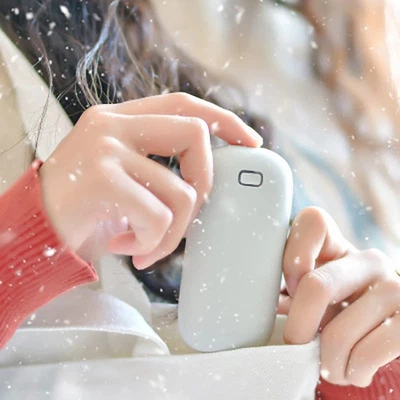 Mini USB Rechargeable Hand Warmer Pocket Heater Electric Power Bank 4000mAh - Image 1 of 4