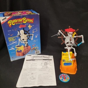 Juego ideal Rattle Me Bones 1990 vintage casi completo caja e instrucciones incluidas - Imagen 1 de 13