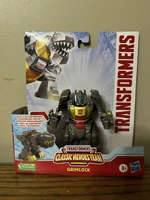 GRIMLOCK Transformers Classic Heroes Team Rescue Bots Dinobots Hasbro 2022 New - Image 1 of 2