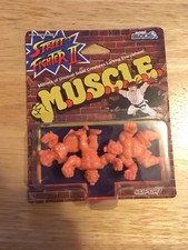 Street Fighter II MUSCLE 3 Pack Figures Nerd Block Super 7 Chun-li Zangief Honda