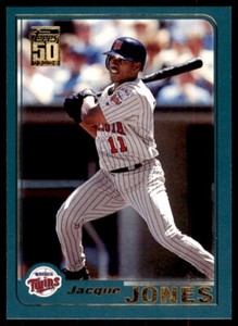 2001 Topps Jacque Jones . Minnesota Twins #257