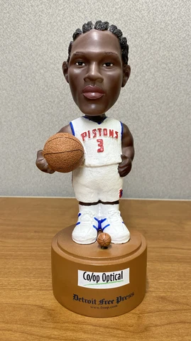 🏀 NBA DETROIT PISTONS GAME GIVEAWAY 12/28/02 BEN WALLACE TALKING BOBBLEHEAD Cover