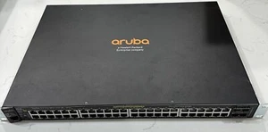 ARUBA J9772A 2530-48G PoE+ 48 PORT ETHERNET SWITCH W/ RACK EARS J9772-60301 - Picture 1 of 2
