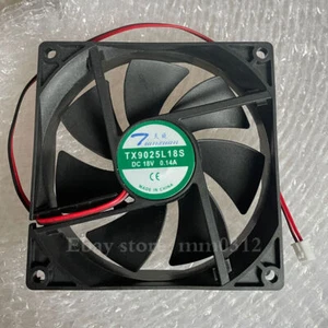 Tianxuan TX9025L18S DC18V 0.14A 9CM 9025 90mm cooling fan 2pin - Bild 1 von 4