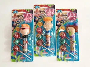 GPK NIP Garbage Pail Kids Pop Up Lollipops Lot of 3 Adam Bomb Lindsay Dave 2023 - Picture 1 of 5