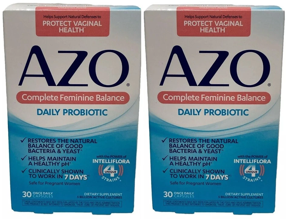 AZO Complete Feminine Balance Probiotic Capsule - 30 Count