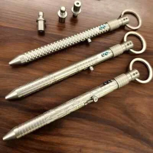 Titanium Alloy Pen With Collection Writing EDC Portable Outdoor Multi-Tools Gift - Picture 1 of 30