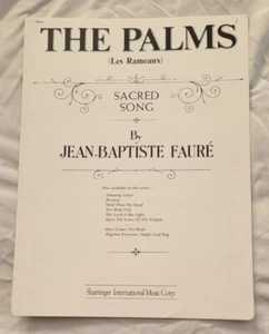 THE PALMS LES RAMEAUX Sheet Music 1973 Sacred Religious Church English French - Picture 1 of 7