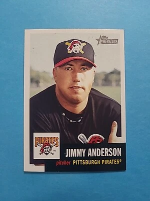 JIMMY ANDERSON 2002 TOPPS HERITAGE BASEBALL CARD # 258 H4049 - Image 1 of 2