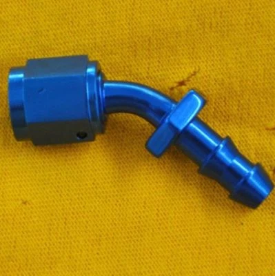 12 An 45 Degree Hose End Push Lock Tite Fitting Jic Foto 1 de 4