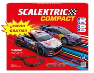 SCALEXTRIC COMPACT CIRCUITO CHRONO MASTERS HYUNDAI FORD PUMA SCX C10467S500 - Imagen 1 de 6