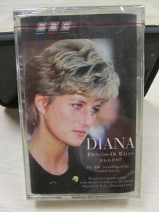 VTG Diana Princess of Wales Sealed BBC Recording Funeral Service Cassette Tape - Picture 1 of 10