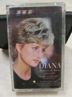 VTG Diana Princess of Wales Sealed BBC Recording Funeral Service Cassette Tape  - Image 1 of 4