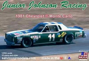 Salvino Junior Johnson '81 Chevy Monte Carlo #11 NASCAR Stock Car Modellbausatz 1/25 - Bild 1 von 1