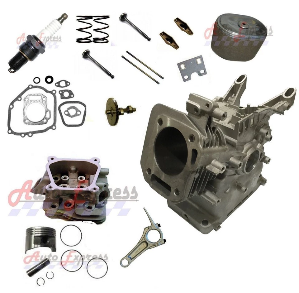 AE-PARTS Engine Block Cylinder Head Camshaft Con Rod Valves Gaskets Fits Honda GX160