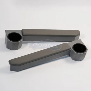 Pair Door Armrest Cup Holder Organizer Fit Toyota Land Cruiser 70 76 79 Series - Picture 1 of 14