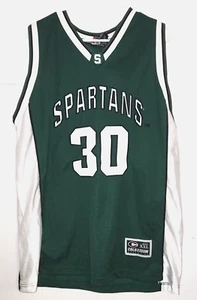 Michigan State Spartans NCAA Colosseum Athletics Men's Basketball Jersey Size Lg - Picture 1 of 4