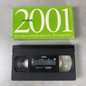 Shrek VHS 2001 FYC awards screener cassette Tape DreamWorks Ultra Rare Promo HTF - Picture 1 of 7