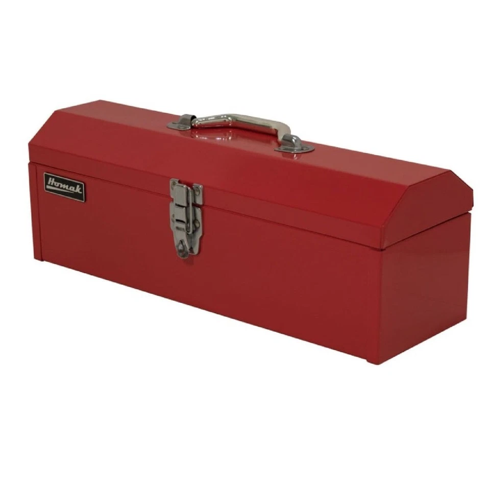 Homak RD00116616 16 in. Low-Profile Metal Toolbox - Red New - Image 1 of 1