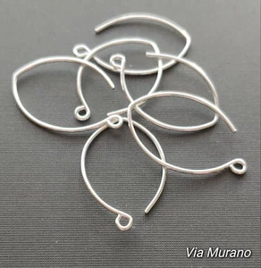 Pendientes de gancho de oreja redondeados de latón para encontrar alambre elige el acabado. Hecho en USA. - Imagen 1 de 11