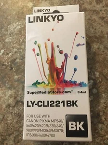 Linkyo LY-CLI221BK BLACK Ink Cartridge - NEW Exp. 06/2015 - Picture 1 of 7