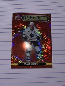 2021-22 Upper Deck Red Dazzlers #DZ-37 Tomas Hertl - Picture 1 of 2