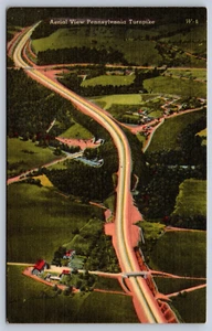 Luftaufnahme Pennsylvania Turnpike Postkarte - Bild 1 von 2