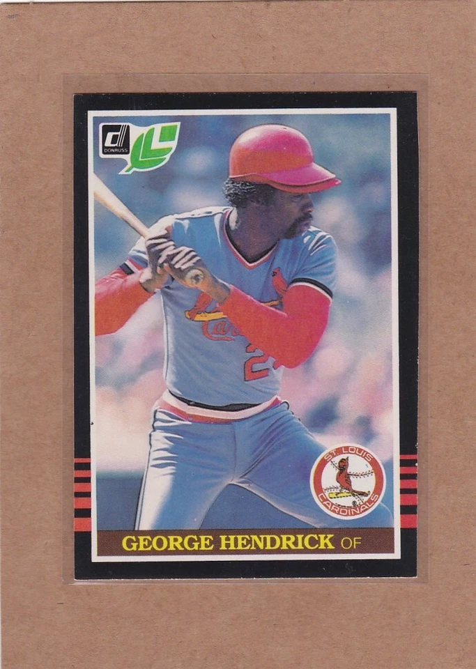 1985 LEAF BASEBALL GEORGE HENDRICK #259 CARDINALS NM/NM+ *E068 - Image 1 of 1